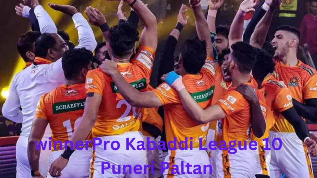 Pro Kabaddi League 10 final